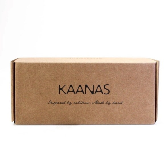 NIB KAANAS Miciela Sandals Beige 5 Strappy Knotted Leather Slide - Picture 6 of 10